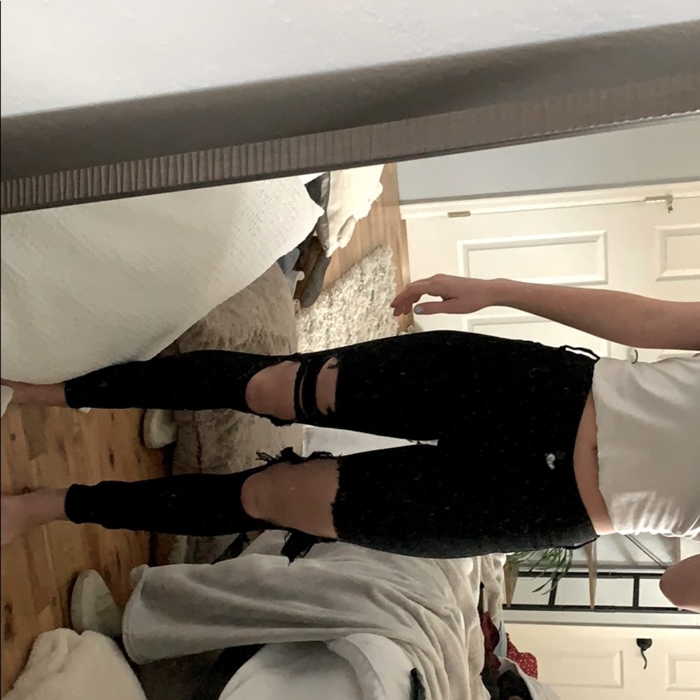 black hollister jeans super comfy